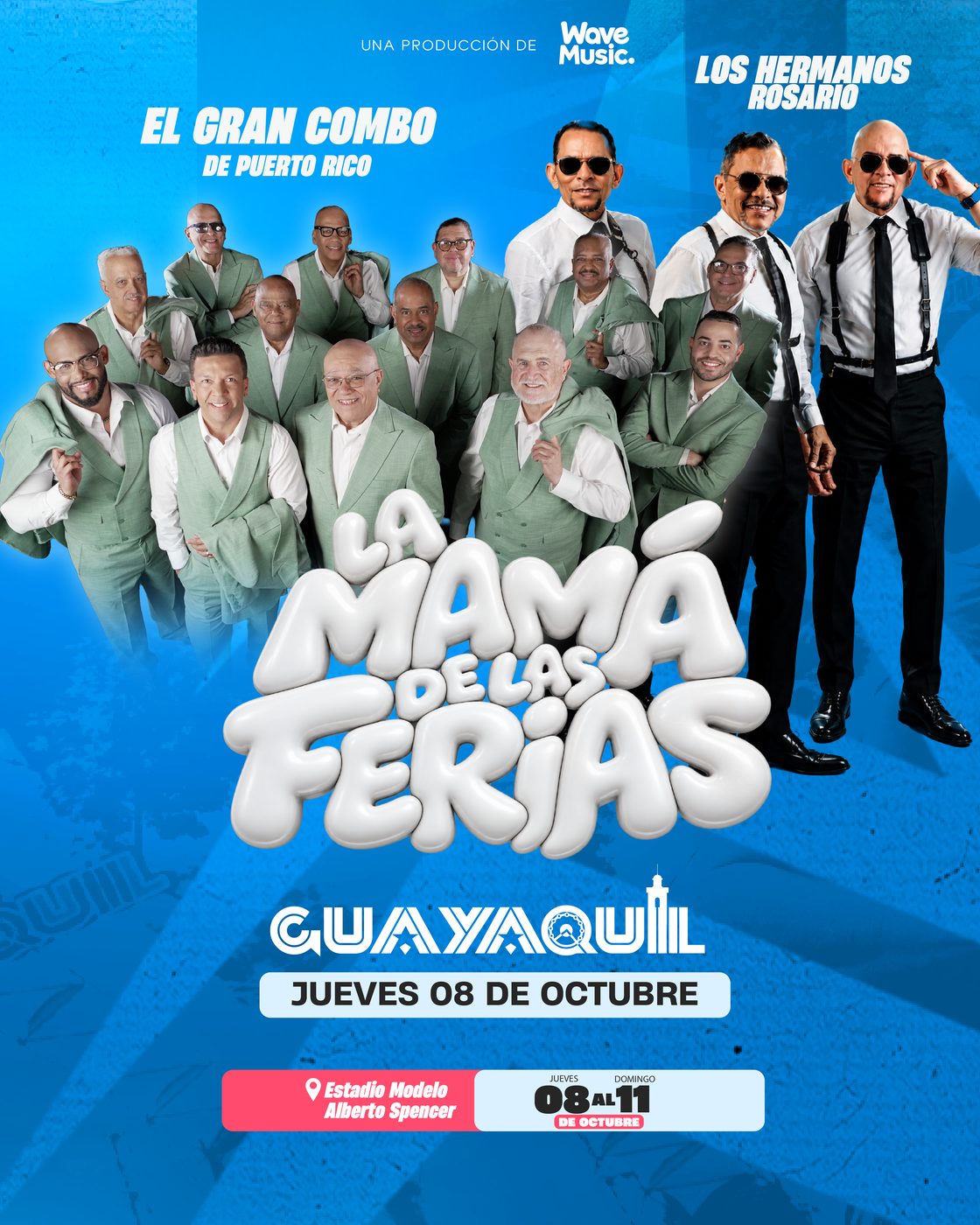 Lineup del Jueves 8 de octubre
